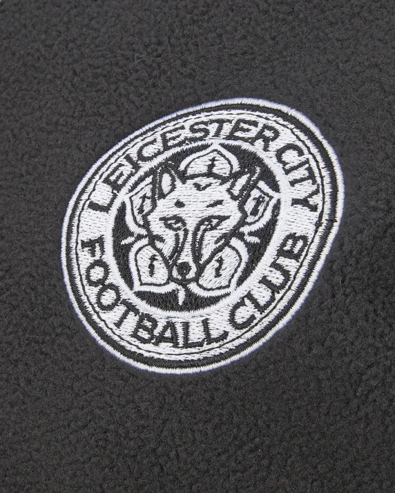 Leicester City Black Fleece Jacket - Mens