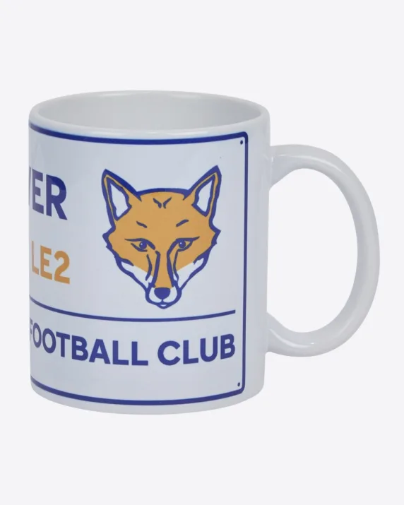 Leicester City KP Street Sign Mug