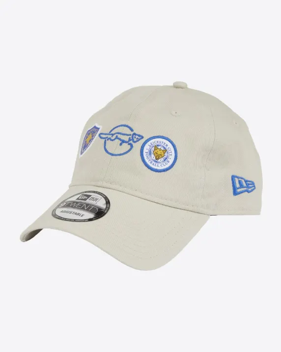 Leicester City New Era Stone TNF 9TWENTY Adjustable Cap