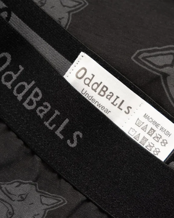 LCFC x Oddballs - Black Foxhead Boxer - Mens