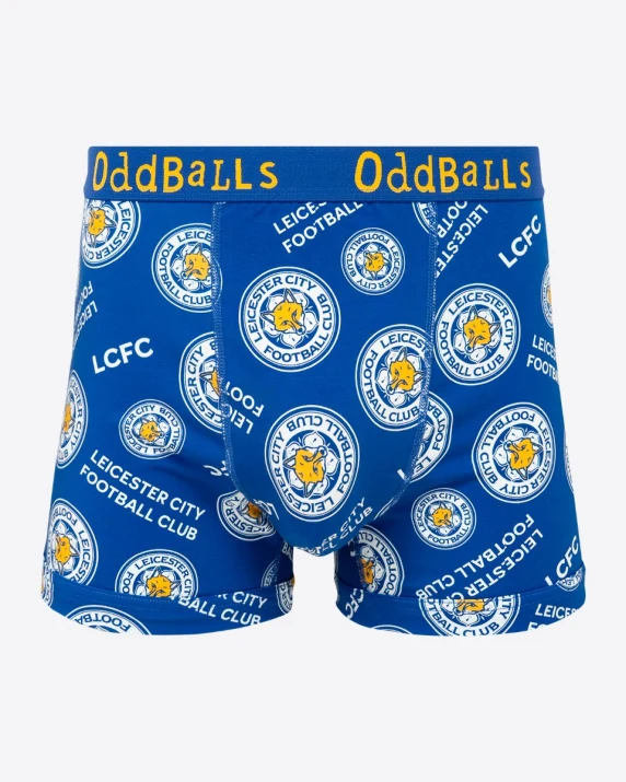 LCFC x Oddballs - Crest & Wordmark Boxer - Mens