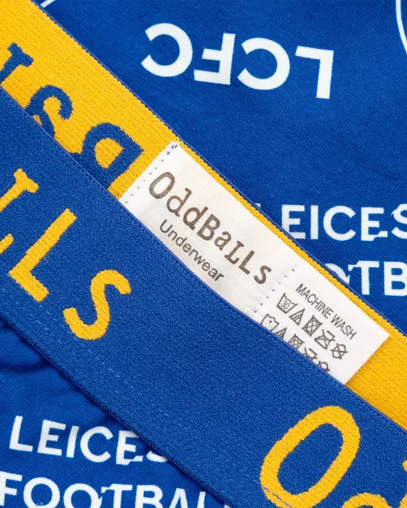 LCFC x Oddballs - Crest & Wordmark Boxer - Mens