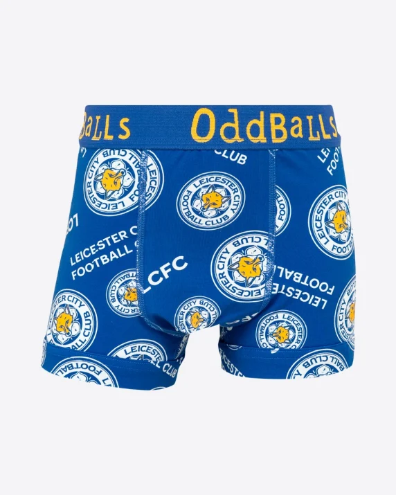LCFC x Oddballs - Crest & Wordmark Boxer - Kids