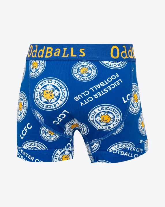 LCFC x Oddballs - Crest & Wordmark Boxer - Kids