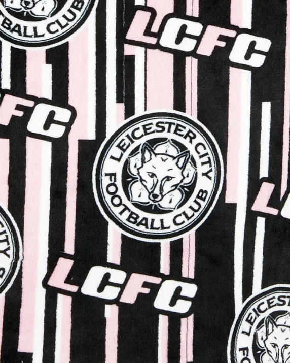 Leicester City Stripes Sherpa Snuggle Hoody - Kids