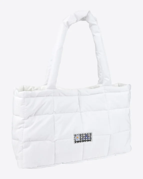 Leicester City King Power Retro - White Padded Tote Bag