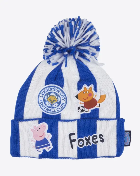 Leicester City Peppa Pig Bobble Knit - Kids