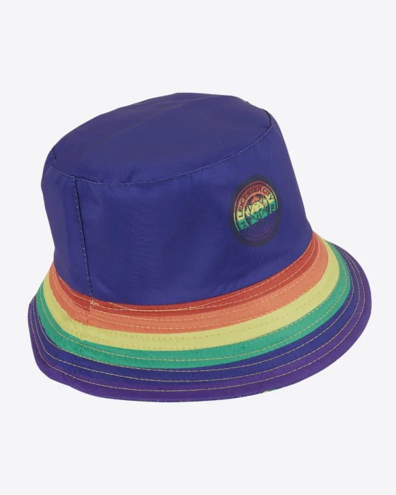 Leicester City Reversible Foxes Rainbow Bucket Hat