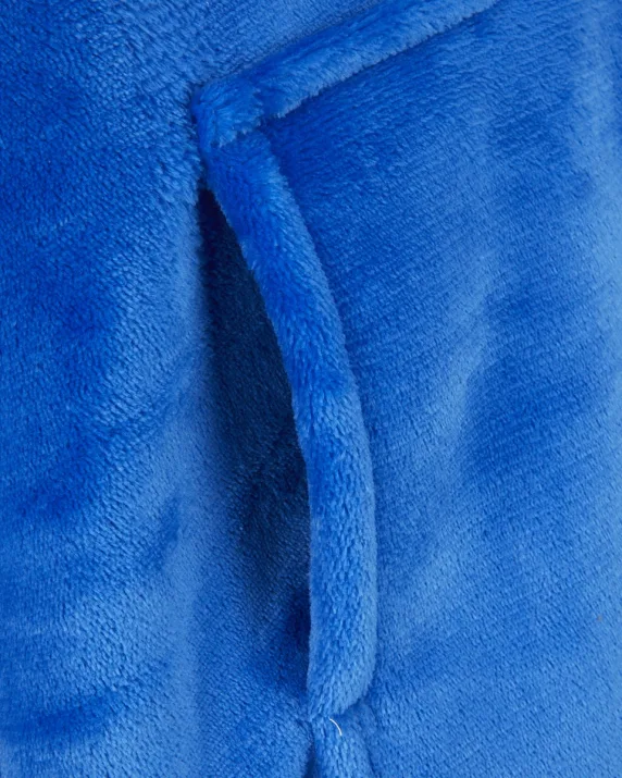 Leicester City Sherpa Crest Snuggle Hoody - Adult