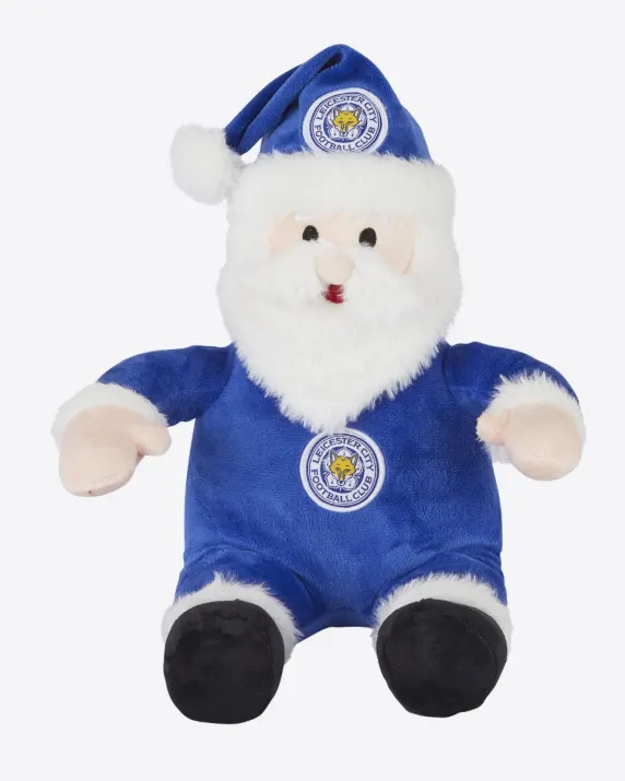Leicester City Christmas Santa Soft Toy
