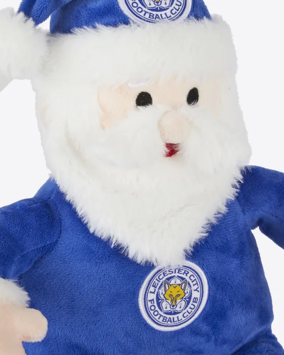Leicester City Christmas Santa Soft Toy