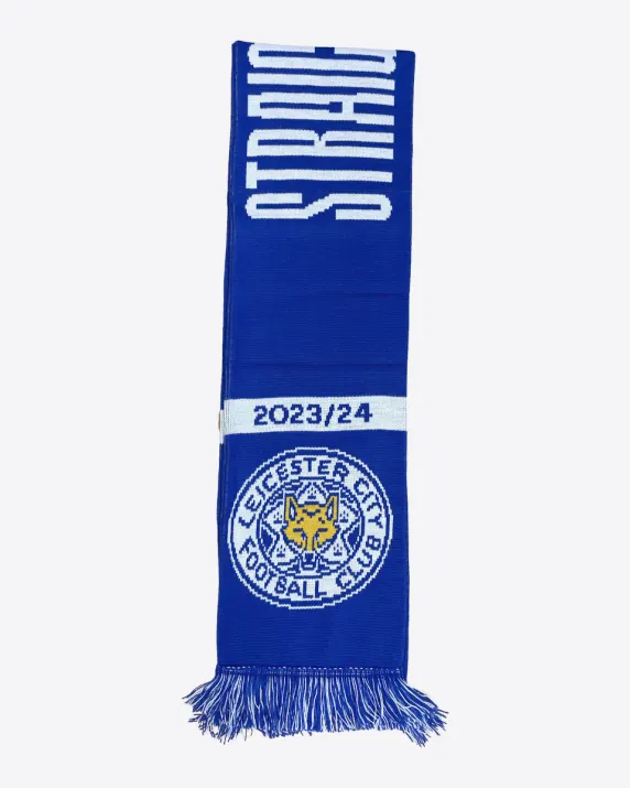 Leicester City Straight Back Up Scarf