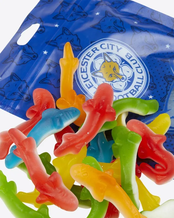 Leicester City Sweet Pouch - Jelly Sharks