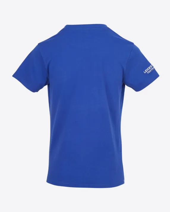 Leicester City Blue Essential Crest T-Shirt - Womens