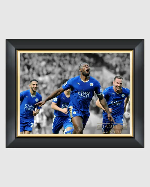 5000/1 Anniversary Collection - Iconic Moments - Wes Morgan (Framed)