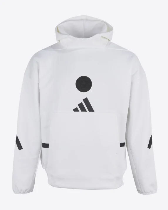2024/25 adidas Z.N.E White Hoody - Adults