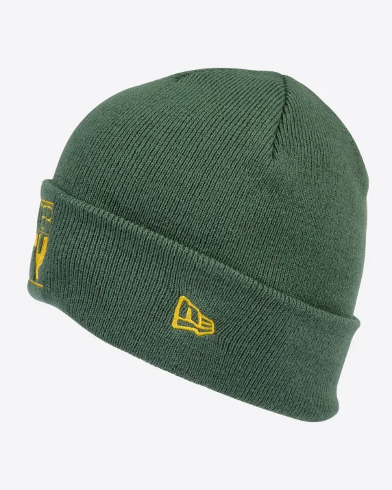 Leicester City New Era Green Retro Cuff Knit Beanie Hat