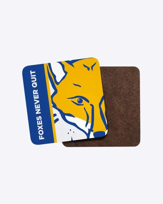 Leicester City Foxes Never Quit Coaster