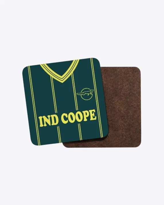 Leicester City Retro 1984 Away Coaster