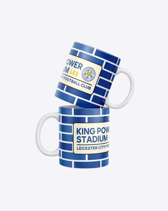 Leicester City Brick Street Sign Mug