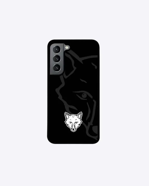 Leicester City Black Tonal Foxhead Phone Case - Samsung