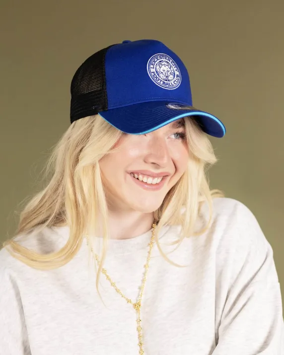 Leicester City New Era Blue TW Trucker Cap