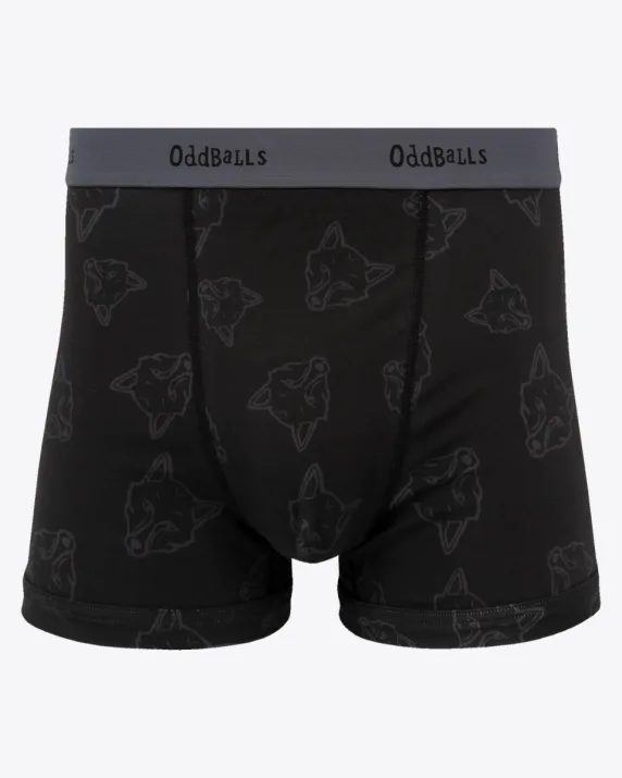 LCFC x Oddballs - Black Multi Foxhead Boxer - Mens
