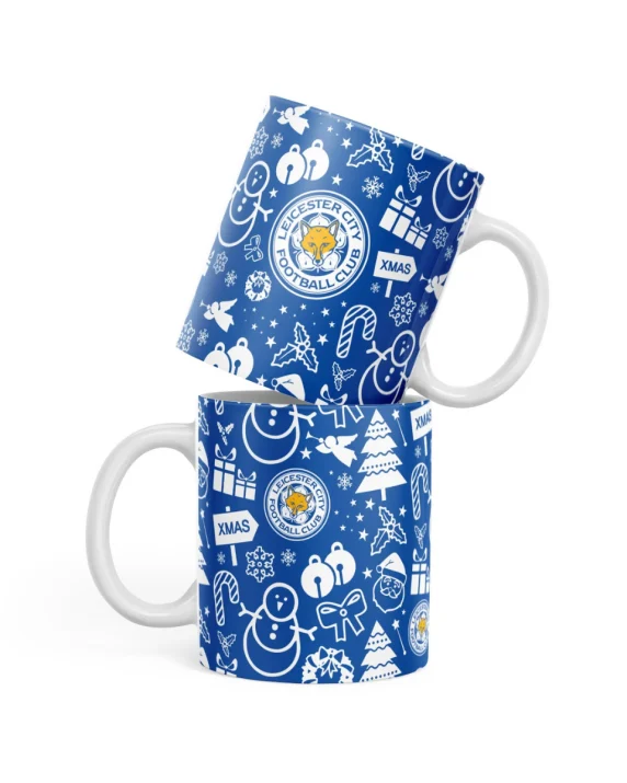 Leicester City Christmas Montage Mug