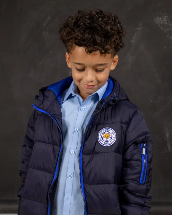 Leicester City Crest Padded Jacket - Kids