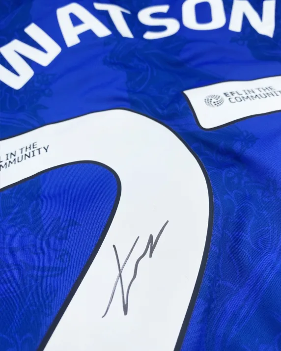 2026/27 Boxed Signed Shirt - Tommy Watson