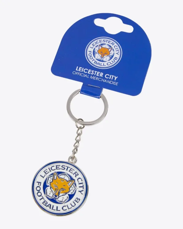 Leicester City Enamel Crest Keyring