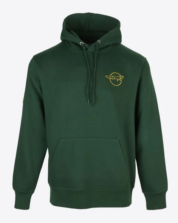 Leicester City Green Essential Retro Hoody - Mens