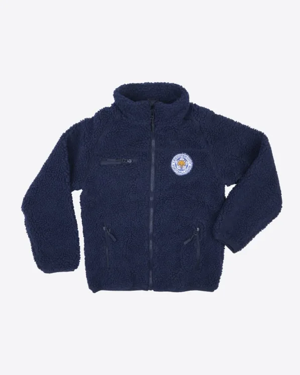 Leicester City Crest Sherpa Fleece - Kids