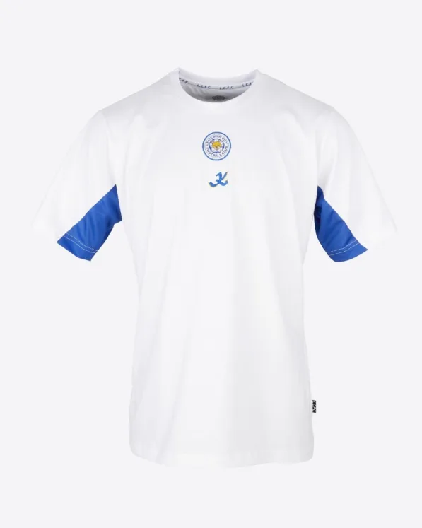 Leicester City King Power Retro - White Oversized T-Shirt