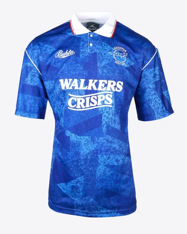 Leicester City Retro Shirt 1990 Home - Mens