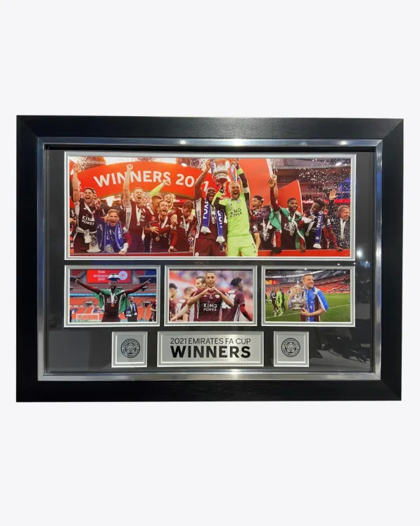 Leicester City FA Cup Winners Premium Frame