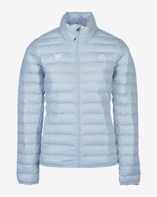 adidas Inline Light Blue Bubble Jacket - Womens