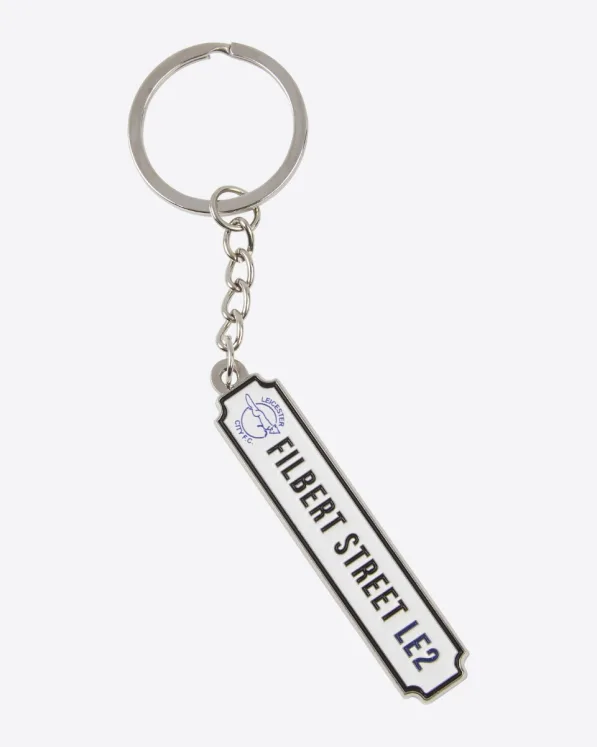 Leicester City Filbert Street Sign Keyring
