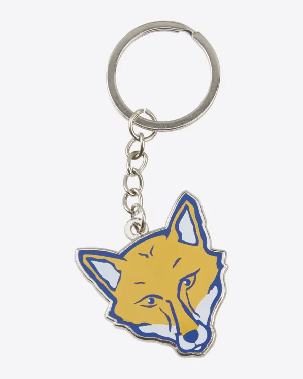 Leicester City Full Colour Foxhead Keyring