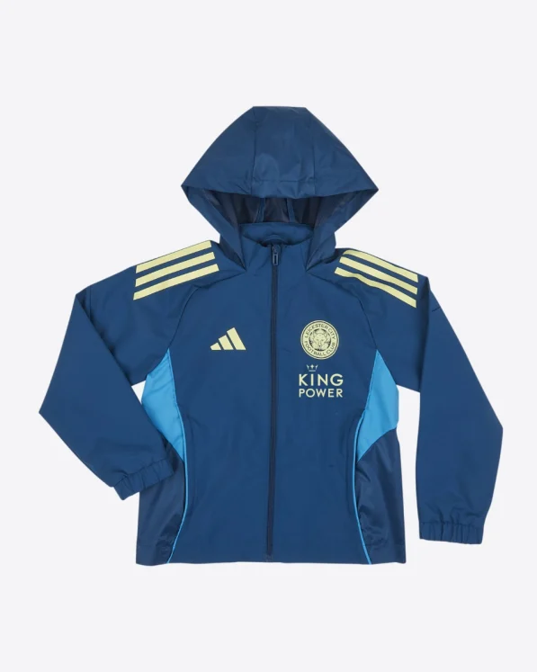 2025/26 Navy/Yellow Rain Jacket - Kids