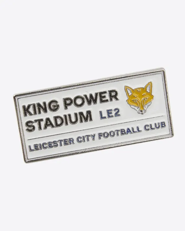 Leicester City KP Street Sign Pin Badge