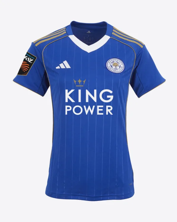 Leicester City Women's Home Shirt 2025/26 - Womens Fitted - Emily VAN EGMOND