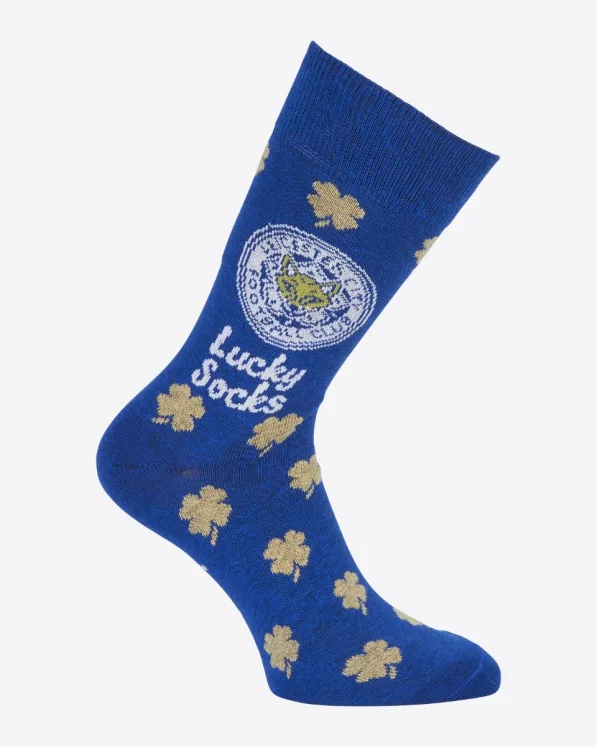 Leicester City Club Lucky Clover Socks - Mens