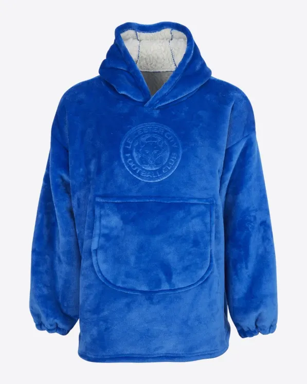 Leicester City Sherpa Crest Snuggle Hoody - Kids