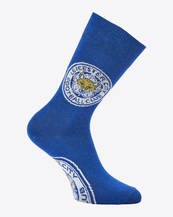 Leicester City Club Crest Socks - Mens