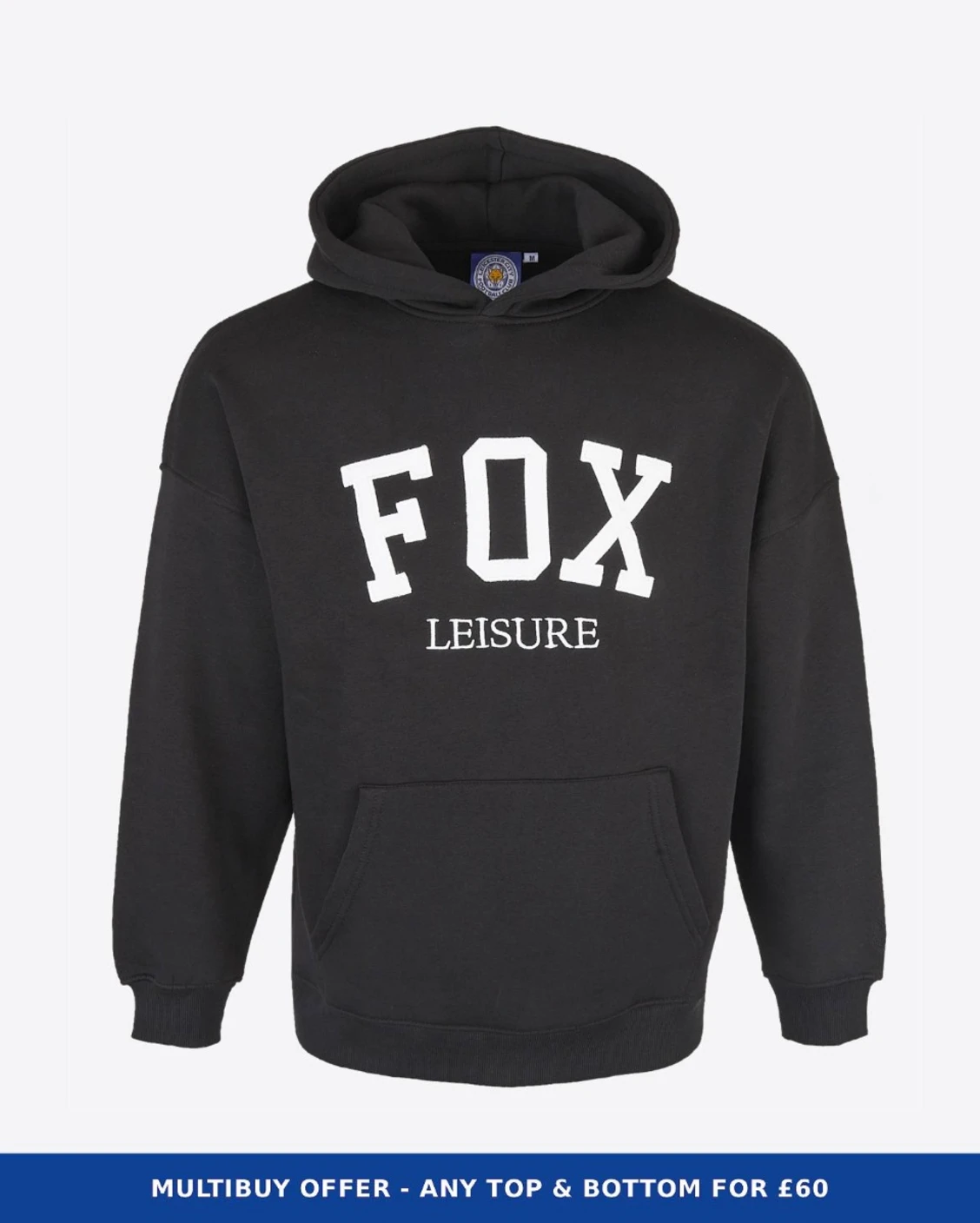 Leicester City Fox Leisure Oversized Hoody - Mens
