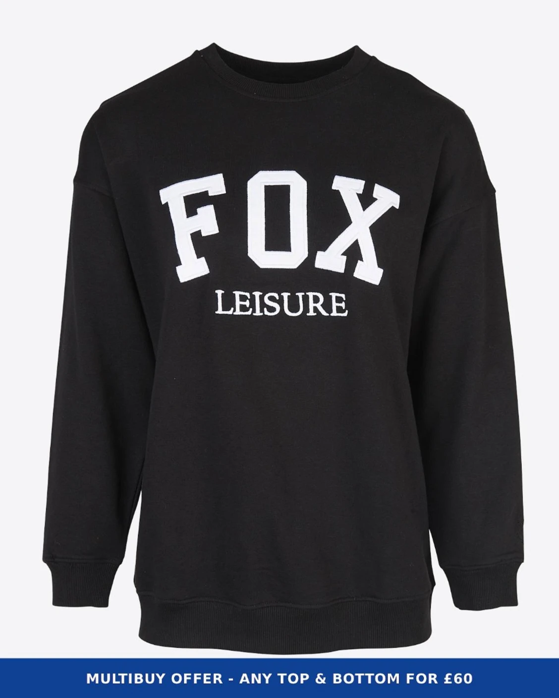 Leicester City Fox Leisure Oversized Sweatshirt - Womens