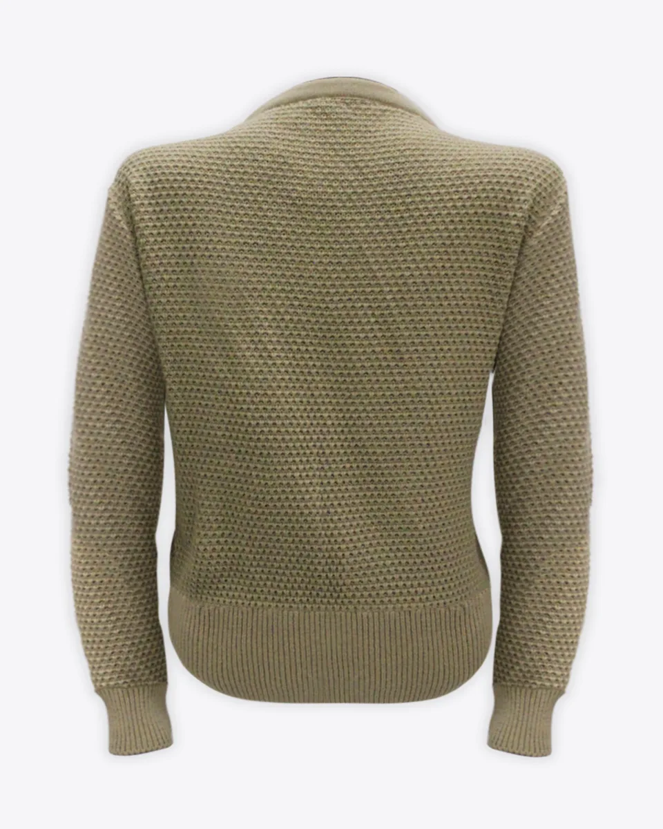 Fox & Crop Sand Cable Knit - Womens