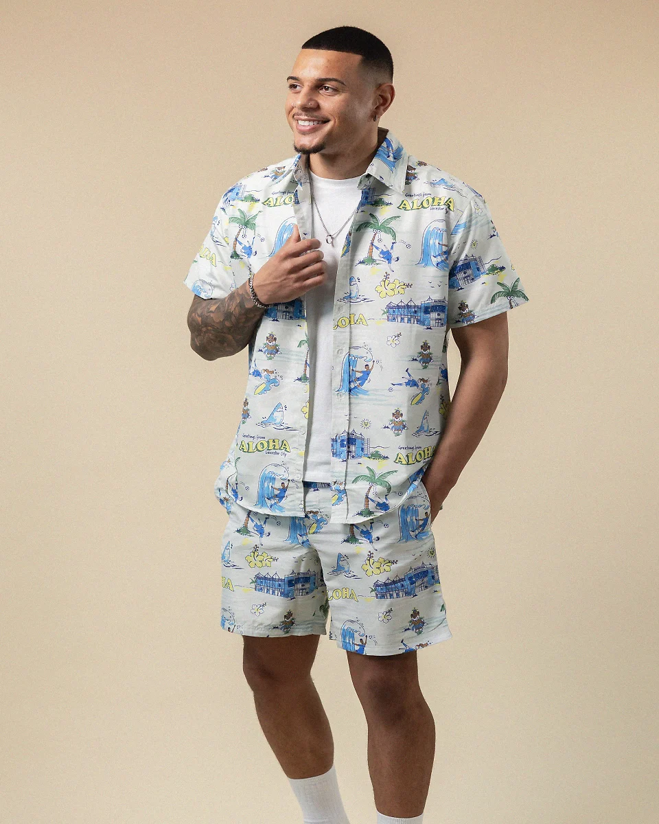 Leicester City Aloha Swim Shorts - Mens