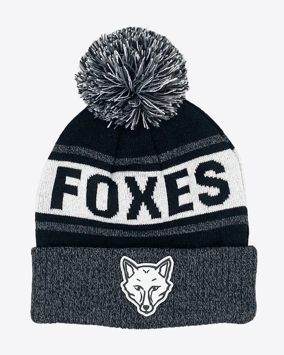 Leicester City Mono Foxes Bobble Cuff Knit